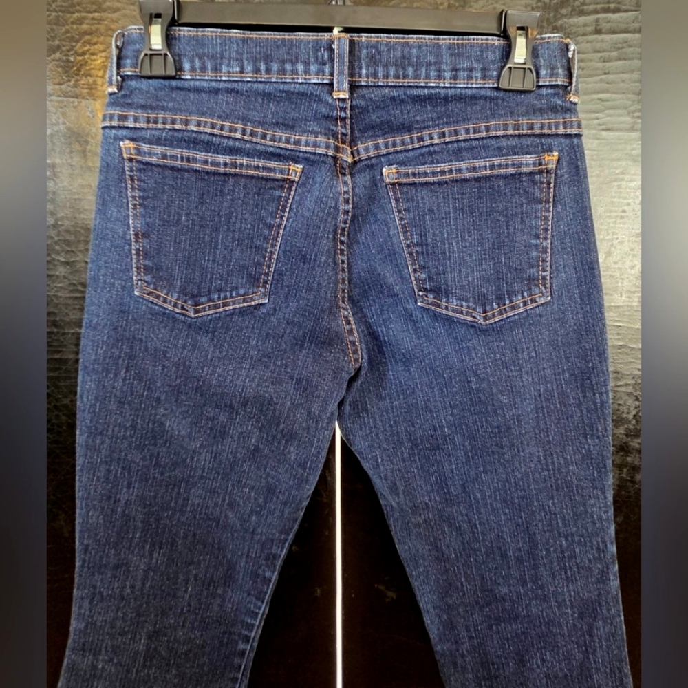 Vintage Forever 21 XXI Y2K Low Rise Flare Jeans Dark Wash Juniors 5 - Picture 6 of 7
